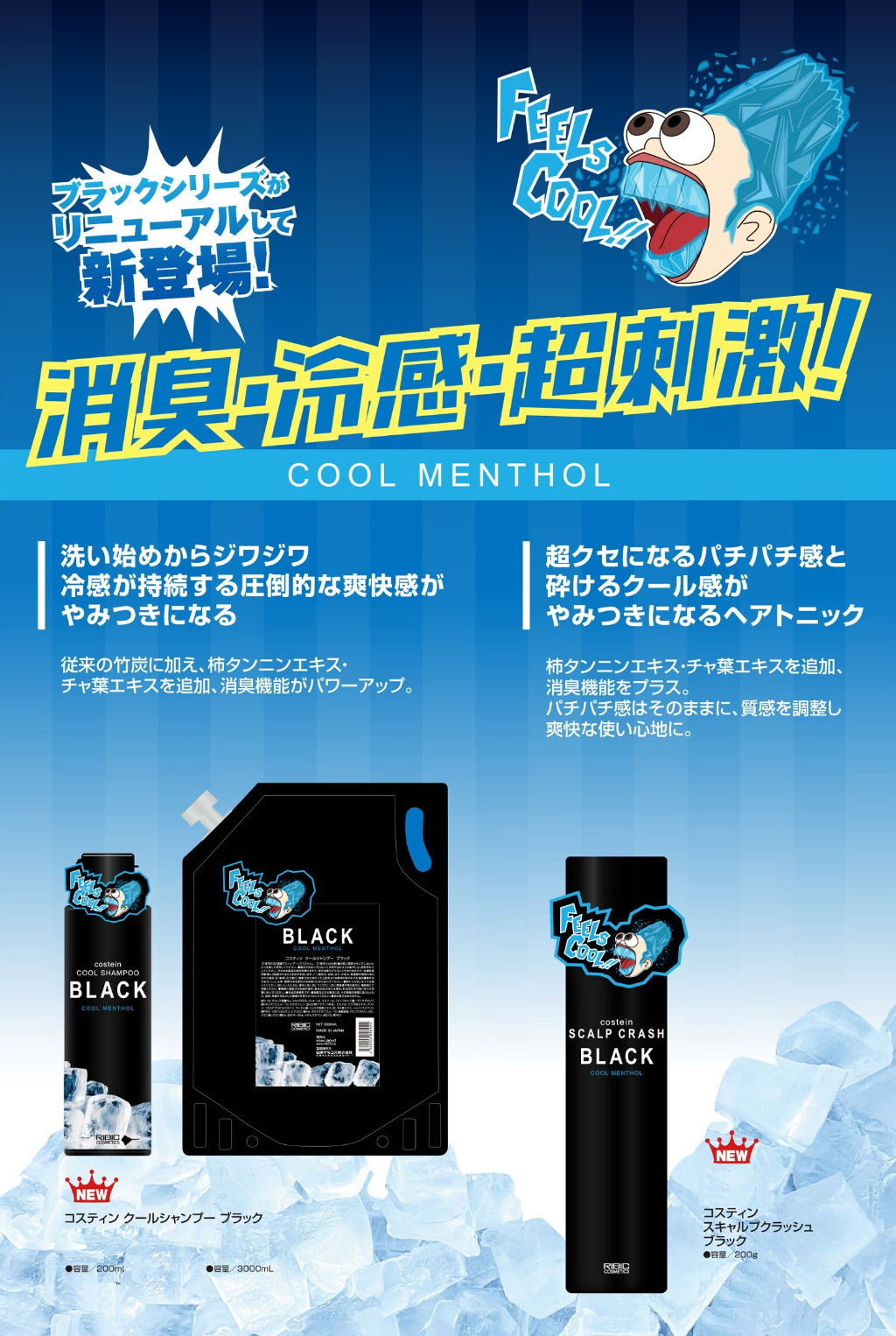 コスティン クールシャンプー ブラック